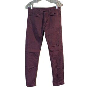 Levi's Mens 508 Maroon Jeans 29x32